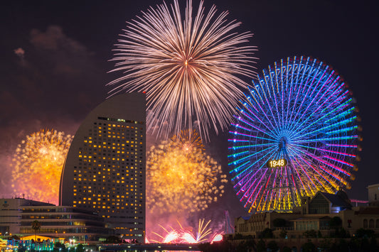 横浜花火_07_火花